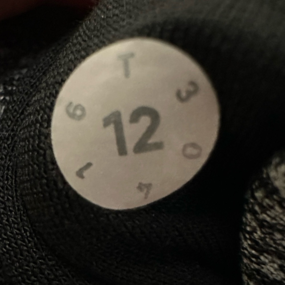Lululemon Wunder Under HR Crop 21" Size 12 in Heathered Black - Picture 5 of 6